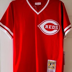 Chris Sabo Cincinnati Cooperstown throwback men's red